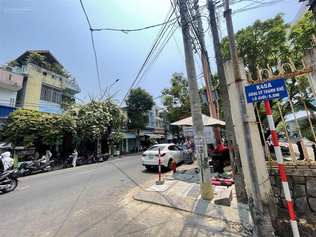 Bán đất 2 mặt kiệt k45/2 dũng sĩ thanh khê  đường nhựa 6m ô tô