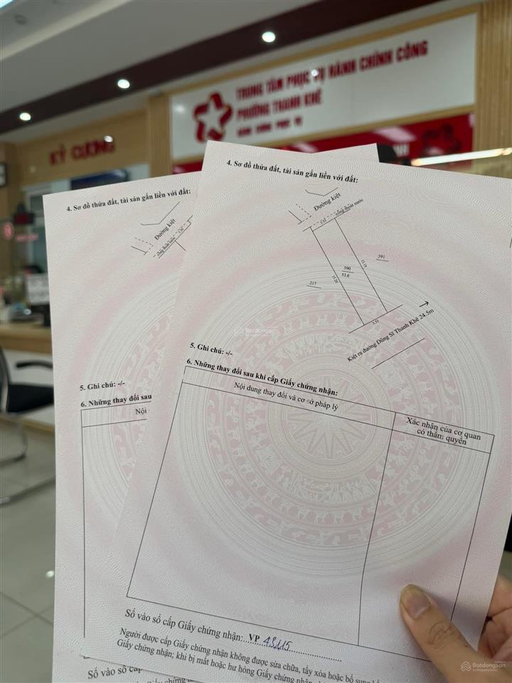 Bán đất 2 mặt kiệt k45/2 dũng sĩ thanh khê  đường nhựa 6m ô tô