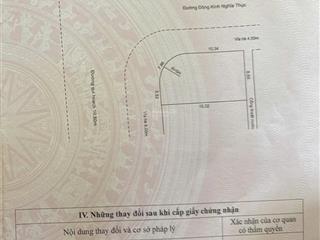 Bán đất vip 2 mt chính hữu và đông kinh nghĩa thục, giá đầu tư