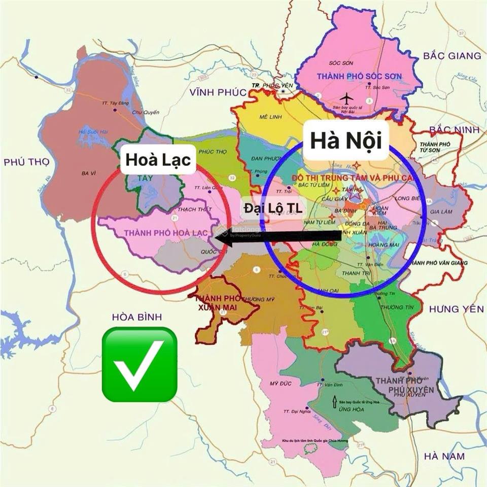 Giá đầu tư, bán gấp đất 2,1 tỷ, sổ vuông  bình yên thạch thất gần công nghệ cao, đại học quốc gia