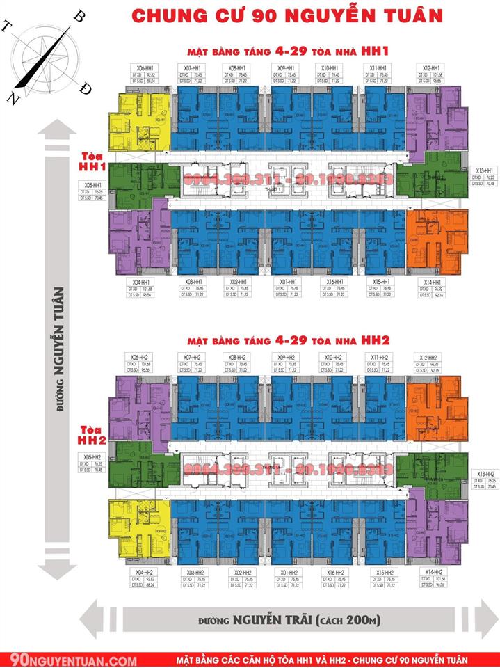 6,4 tỷ có ngay 2 ngủ 72m, sổ lâu dài, chung cư 90 nguyễn tuân, thanh xuân, cần bán nhanh trong tuần