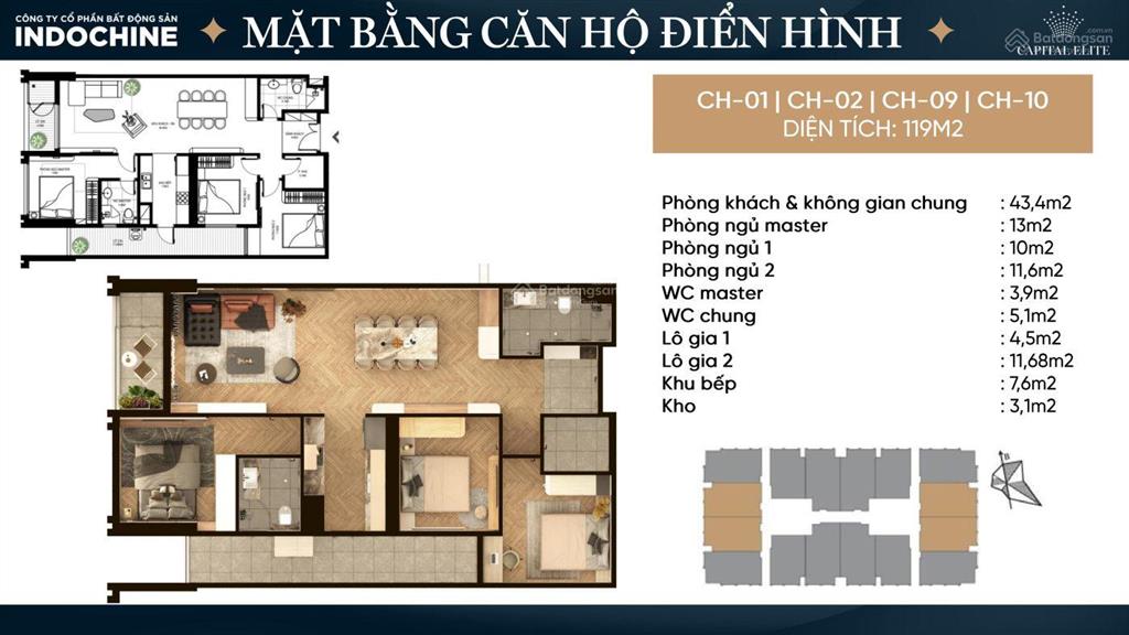 Cơ hội có 1 không 2, 10 tỷ có ngay 3 phòng ngủ chung cư cao cấp capitale elite 18 phạm hùng,mỹ đình
