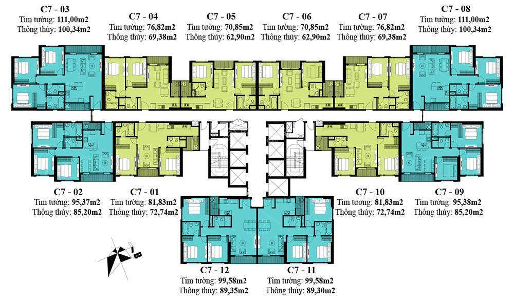 4,2 tỷ có ngay 2 ngủ vinhomes d'capitale trần duy hưng sẵn hợp đồng thuê  cơ hội cho nhà đầu tư