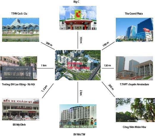 4,2 tỷ có ngay 2 ngủ vinhomes d'capitale trần duy hưng sẵn hợp đồng thuê  cơ hội cho nhà đầu tư