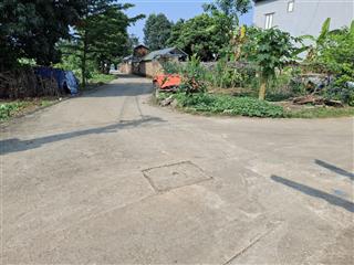 Bán 100m2 đất hàng hiếm sen trì, hòa lạc, lô góc 2 mặt thoáng đường thông
