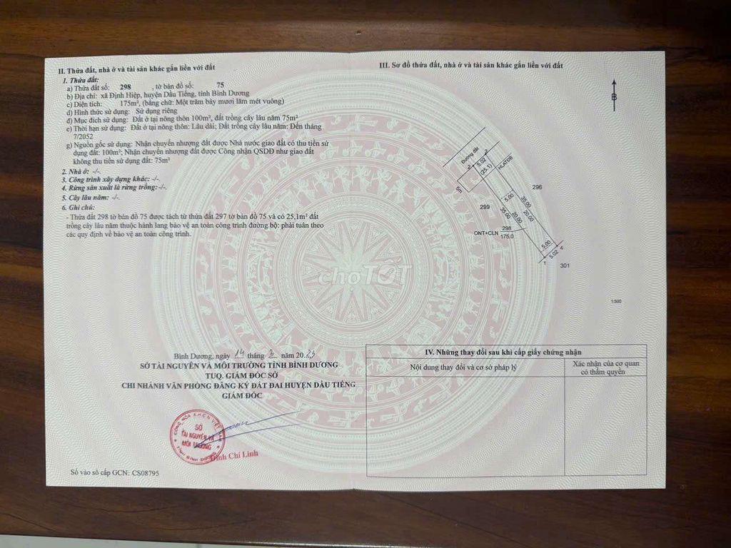 Đất Thanh An, TPHCM (Định Hiệp Dầu Tiếng cũ)