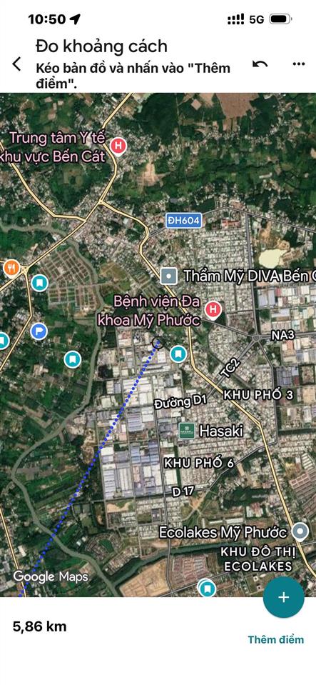 Đất bình dương cách quận 1 hồ chí minh chỉ 43km giá chỉ 2,3 triệu 1 m2