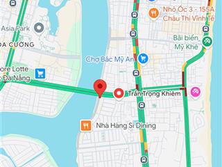 Đất vàng nam việt á  323m²  ngang 14m  đối diện công viên  gần sông hàn