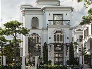 Bán biệt thự đơn lập góc ngọc trai 295m², 2 mặt đường, đối diện vườn hoa & bể bơi 4 mùa