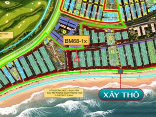 Bán nhanh biệt thự song lập bm681x, dt 162m2 cách biển 100m. giá bán 12,378 tỷ