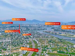 Chào bán nam hoà xuân lô đông nam 110m2 trục nhà cửa sầm uất văn minh ngay cầu trung lương
