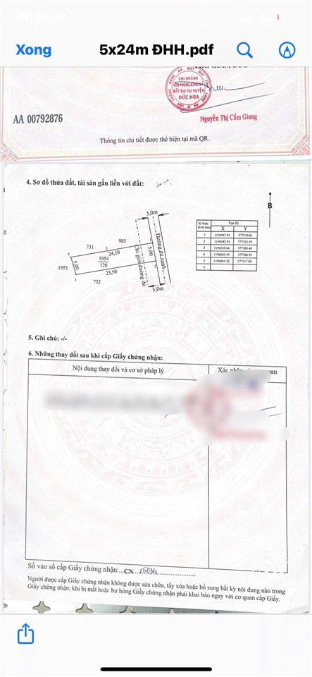 1,150 tỷ! chính chủ đất sát chợ chiều đức hòa 5x24m, sổ riêng, dân đông đúc
