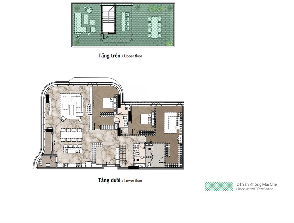 Bán penthouse dự án triton crown hồ bán nguyệt view sông, căn góc 314m2, giá góc cđt 0906 328 ***