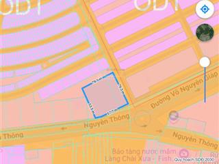Bán lô đất 6200m2 mặt tiền đường nguyễn thông  võ nguyên giáp queenpearl