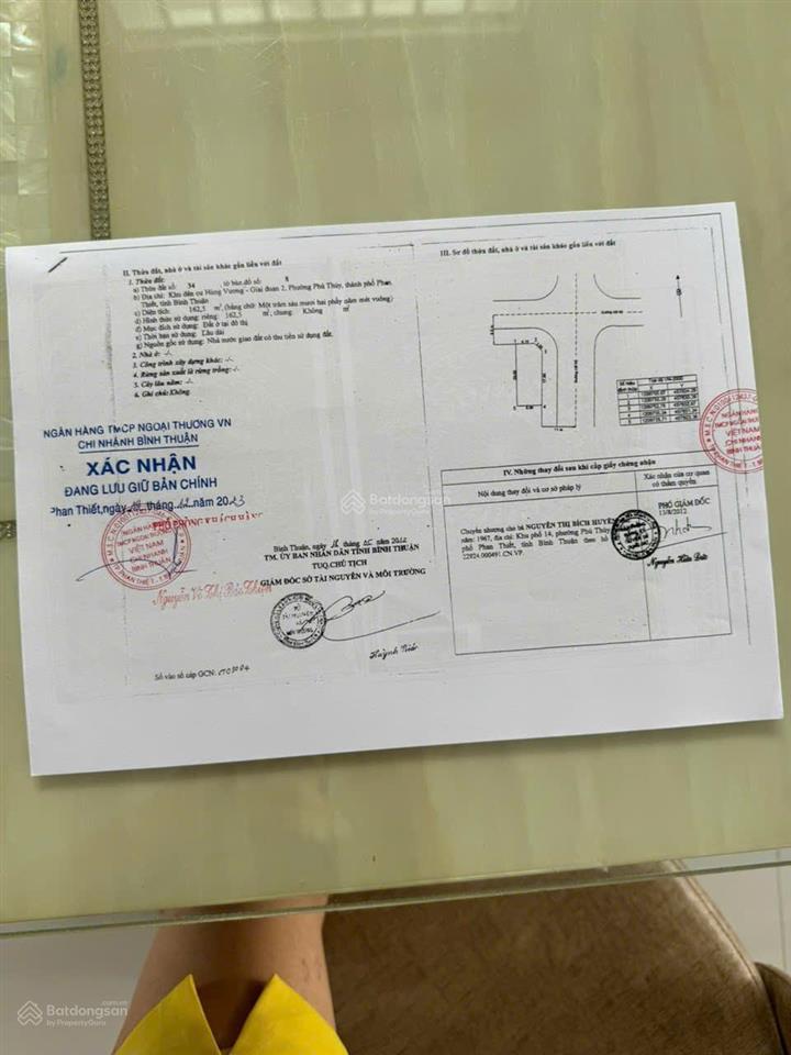 Bán đất 2mt mặt tiền đường châu văn liêm + lê đại hành, phường phú thuỷ, tp phan thiết