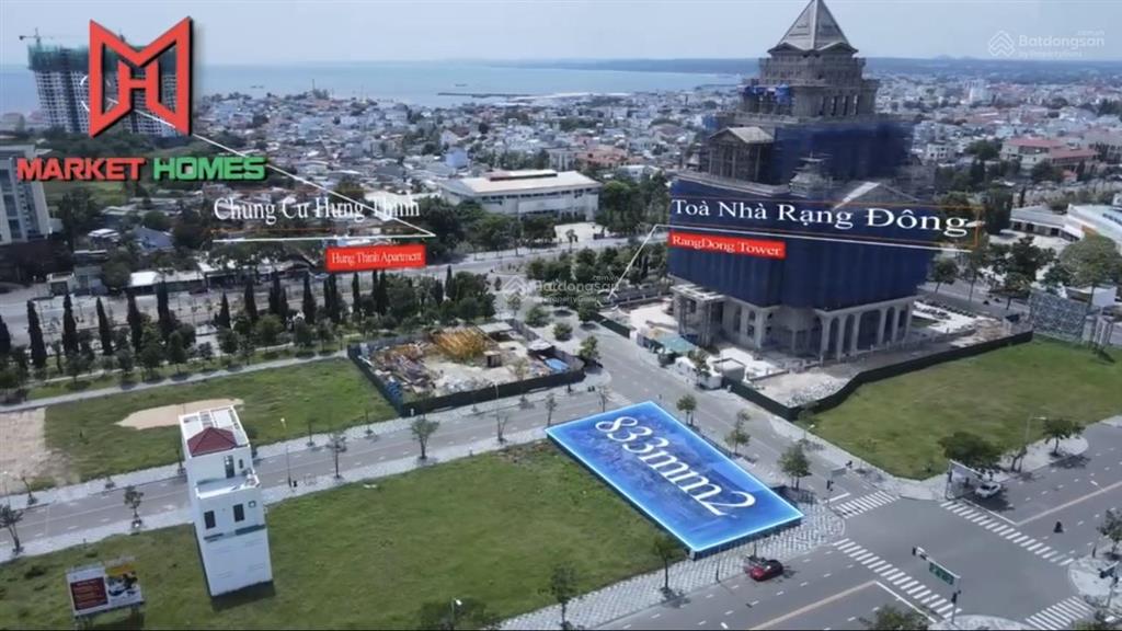 Siêu phẩm góc 3 mặt tiền đường mậu thân đất nền dự án ocean dunes  phố biển rạng đông dt 833m2