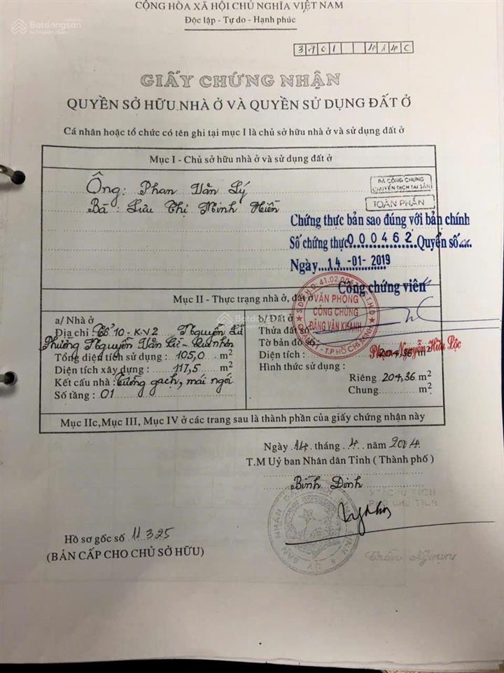 Cặp đất vàng trung tâm quy nhơn cách biển chỉ 400m