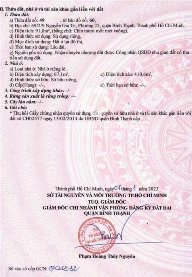 Bán khách sạn đang khai thác ổn định nguyễn gia trí (d2), p. 25, bình thạnh, 0383 333 ***