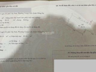 Bán nhà riêng tại ngõ 252 ngách 15, tây sơn, 6 tỷ, 28m2, 3pn, 3wc