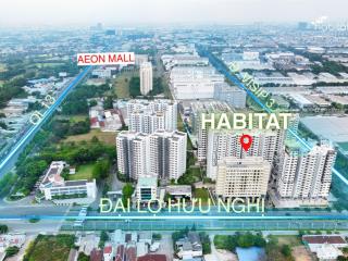 Cần bán nhanh căn hộ 2pn2wc tầng 18 view toàn tiện ích, tại visip i, aeon mall