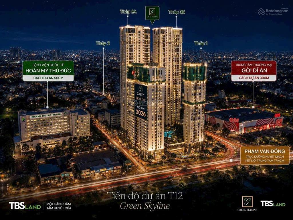 Chính chủ bán căn 50m2 green skyline t12207