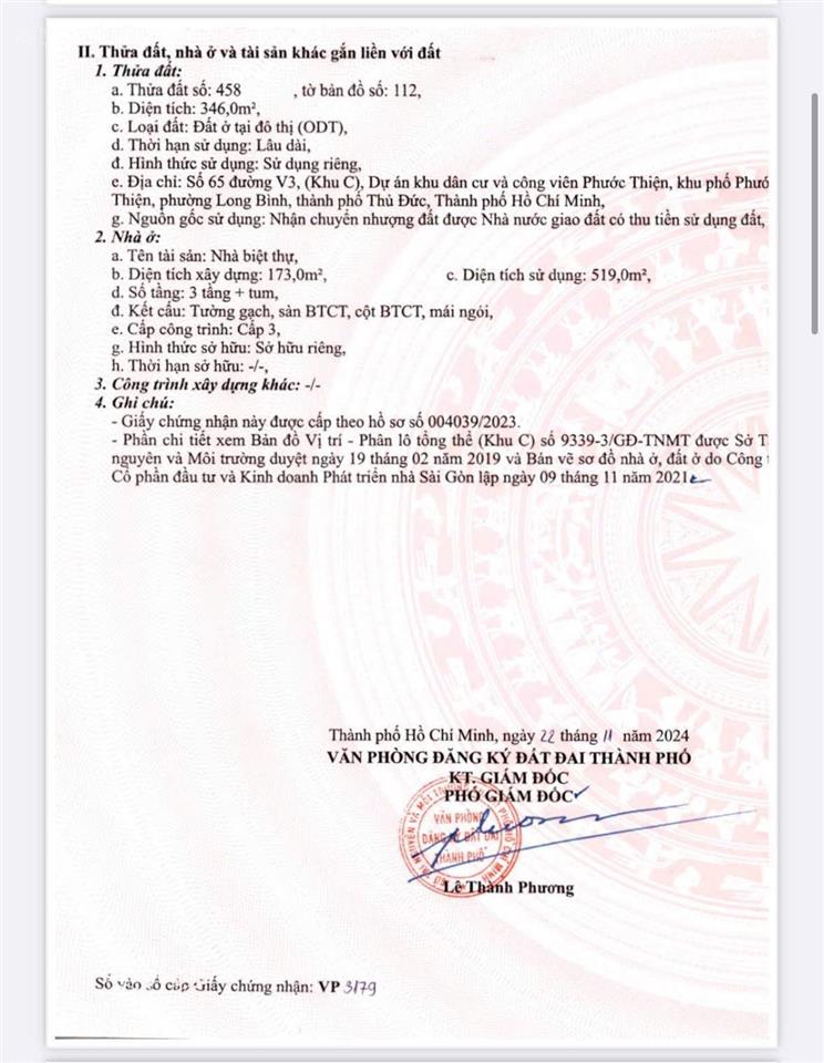 Cần bán biệt thự ven sông vinhomes grand park phước thiện thủ đức giao thô