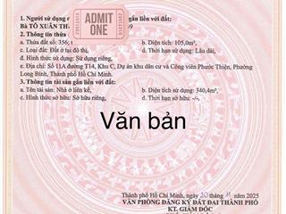 Bán căn góc ngay công viên nhà phố vinhome quận 9 đang cho thuê 29 triệu/ tháng tăng mỗi năm 10%