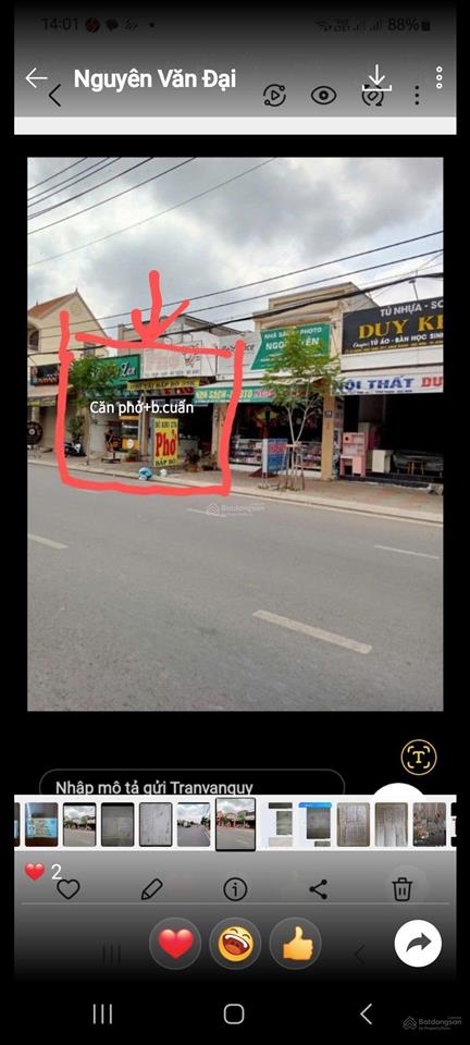 Nhà mặt tiền đường đặng thúc vịnh