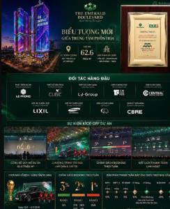 The emerald boulevard tọa độ vàng tại quốc lộ 13  suất nội bộ ck 3%
