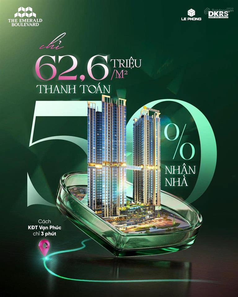 The emerald boulevard tọa độ vàng tại quốc lộ 13  suất nội bộ ck 3%