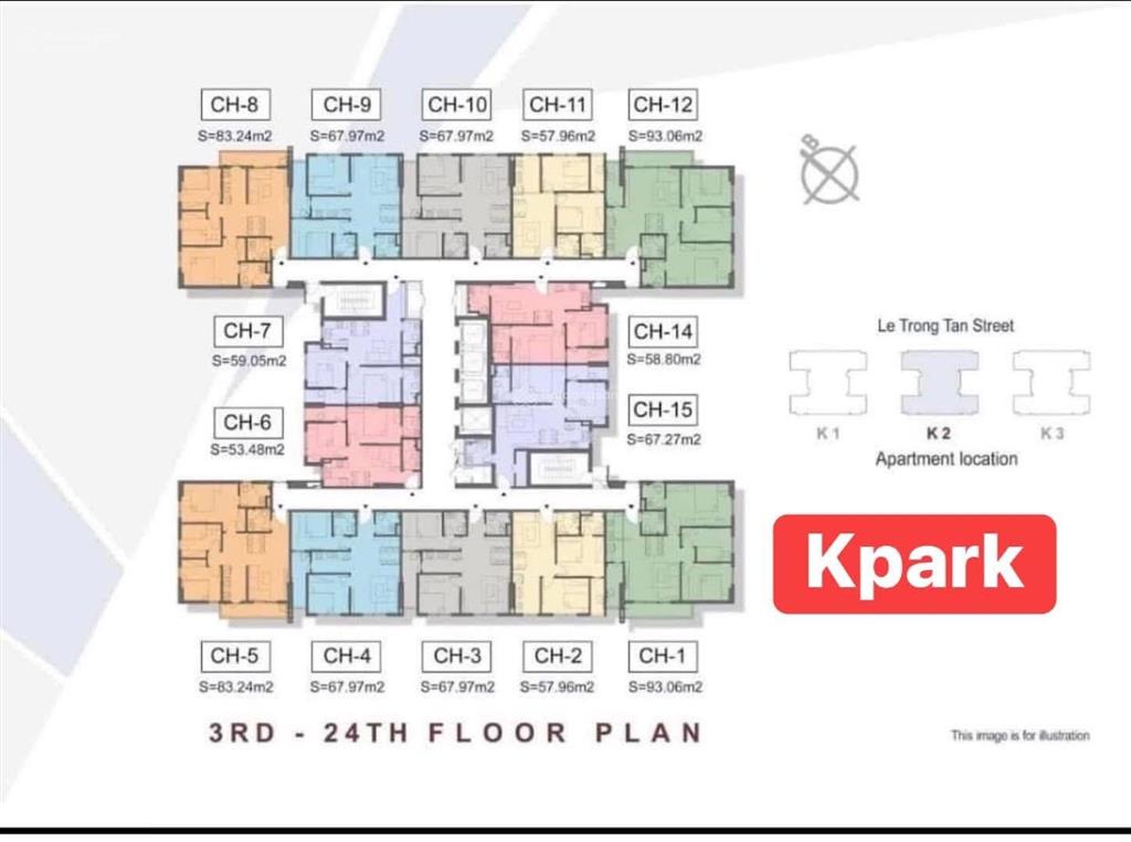 Chính chủ bán căn hộ 93 m2 chung cư the k park văn phú phường kiến hưng.  0353 346 ***