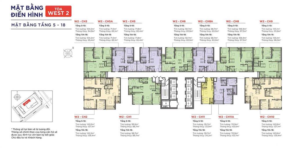 Chuyển nhượng quỹ căn vinhomes west point  đa dạng căn studio, 2pn, 3pn, 4pn, giá tốt!