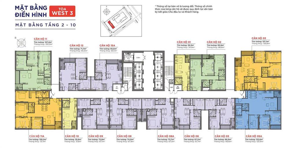 Chuyển nhượng quỹ căn vinhomes west point  đa dạng căn studio, 2pn, 3pn, 4pn, giá tốt!