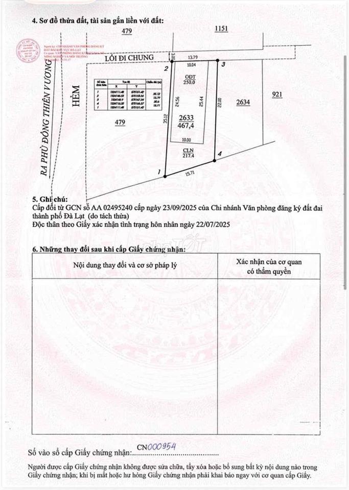 Bán Nhà Đất Hoàn Thiện Thô hẽm Phù Đổng Thiên Vương Đà Lạt - Sổ Sẵn
