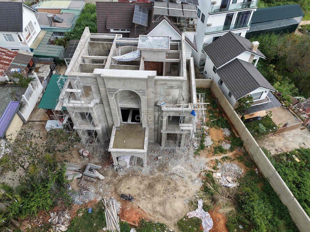 Bán Nhà Đất Hoàn Thiện Thô hẽm Phù Đổng Thiên Vương Đà Lạt - Sổ Sẵn