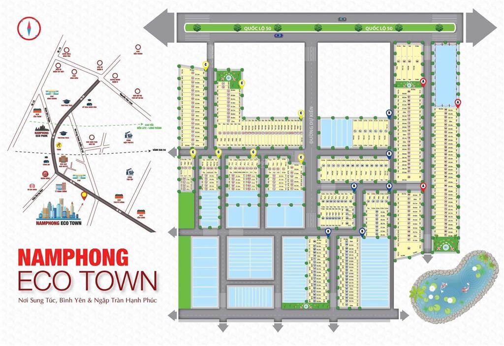 Bán gấp 112m2 đất thổ tại kdc nam phong eco town giá ngộp