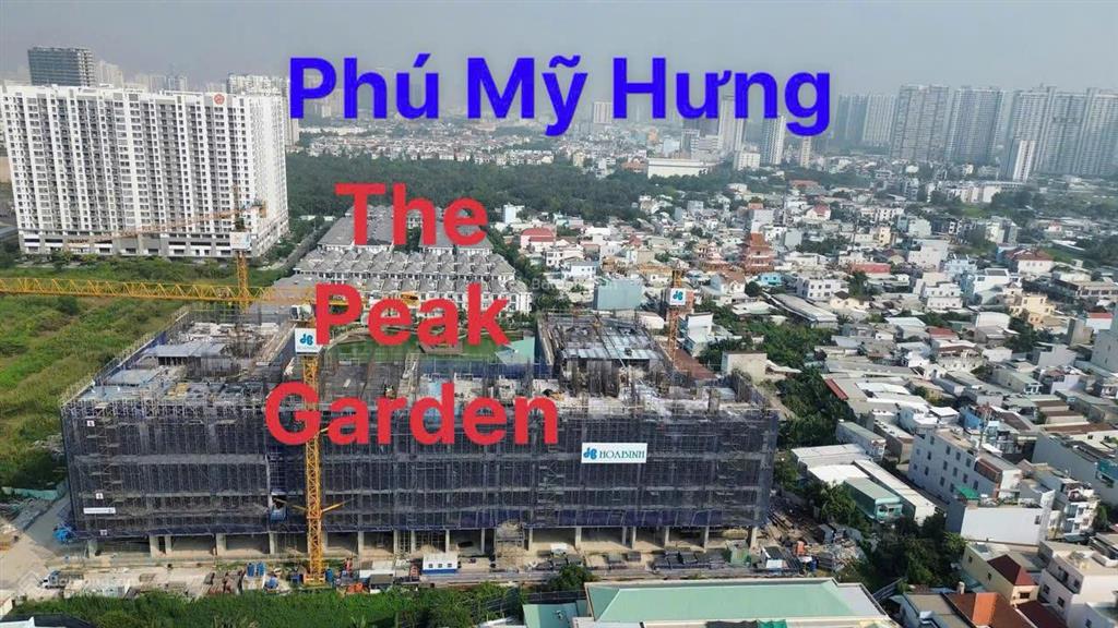 Chỉ 5,45 tỷ căn 2pn 73.7m2 view hồ the peak garden q7 kề ga metro và pmh. thương 0903 053 ***