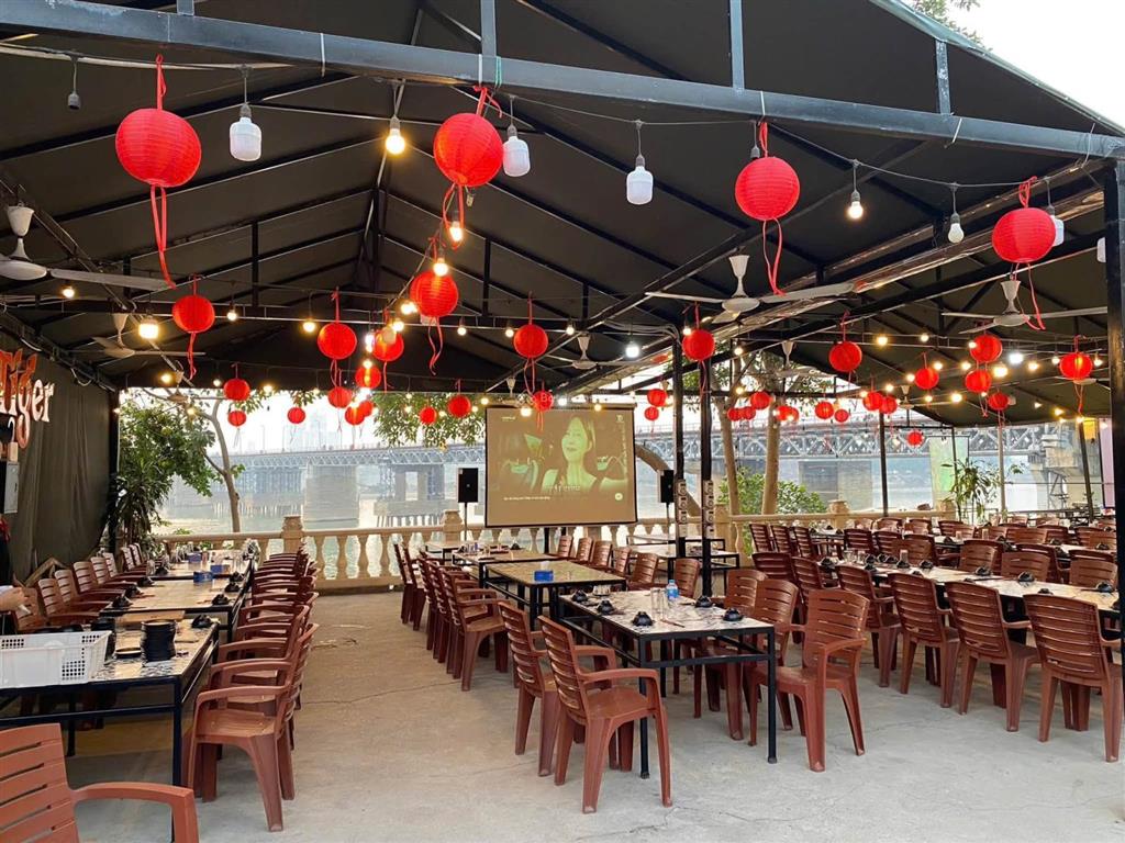 Cho thuê mặt bằng kinh doanh 350 m2  long biên  view sông  kinh doanh nhà hàng, coffee, quán ăn