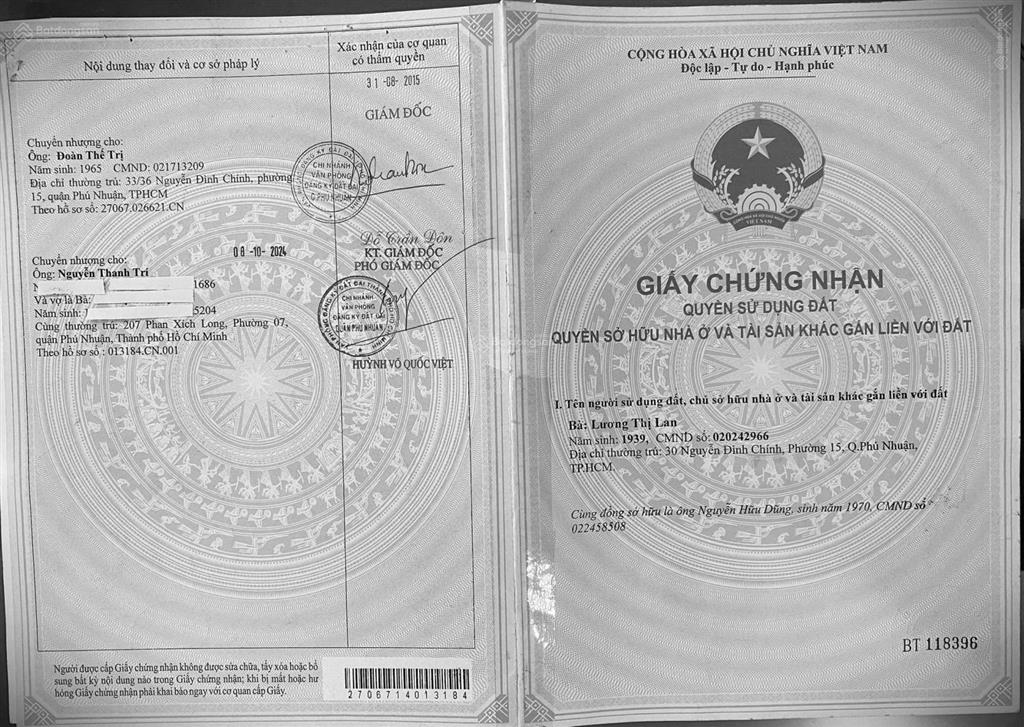 Chính chủ cho thuê nhà mặt tiền số 30 đường nguyễn đình chính, phú nhuận, giá chỉ 39 triệu/ tháng