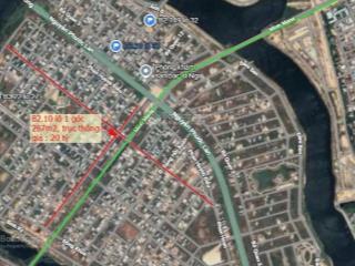 Bán đất góc b2.10 lô 1 nam hòa xuân phan huỳnh điểu và phan hoan.267m2