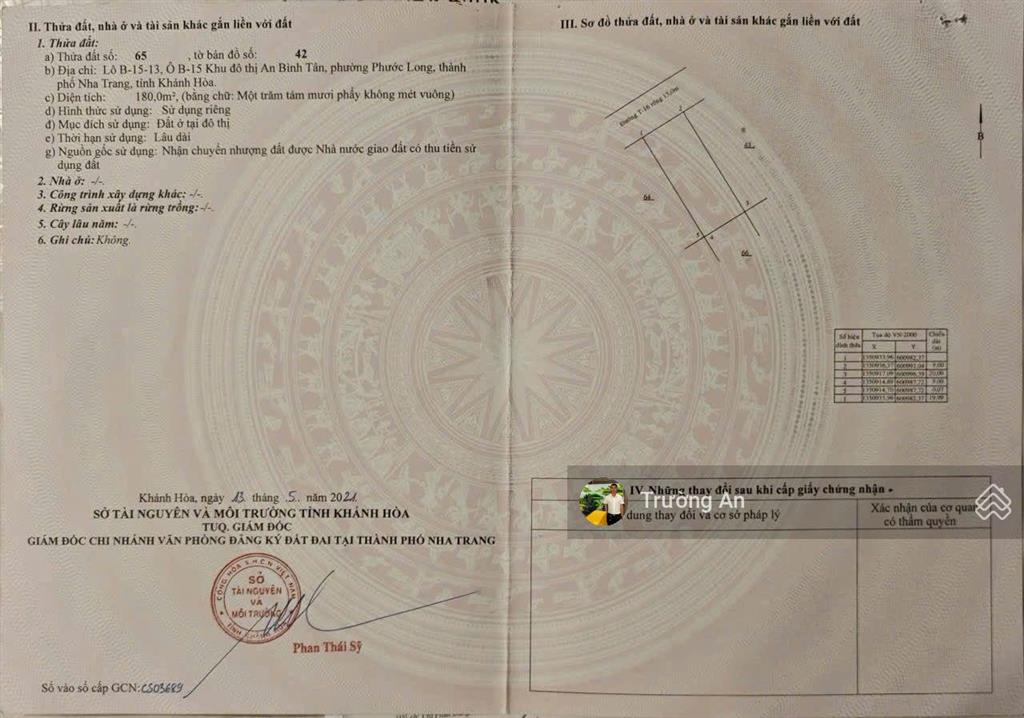 Bán lô đất đẹp an bình tân. sổ cá nhân giá tốt nhất hiện tại 70 triệu/m