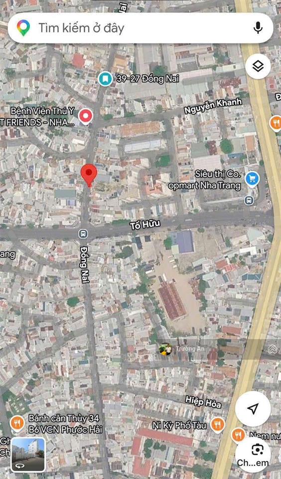 Hạ giá 4 tỷ, bán đất mặt tiền đồng nai, vị trí kinh doanh trung tâm nha trang.