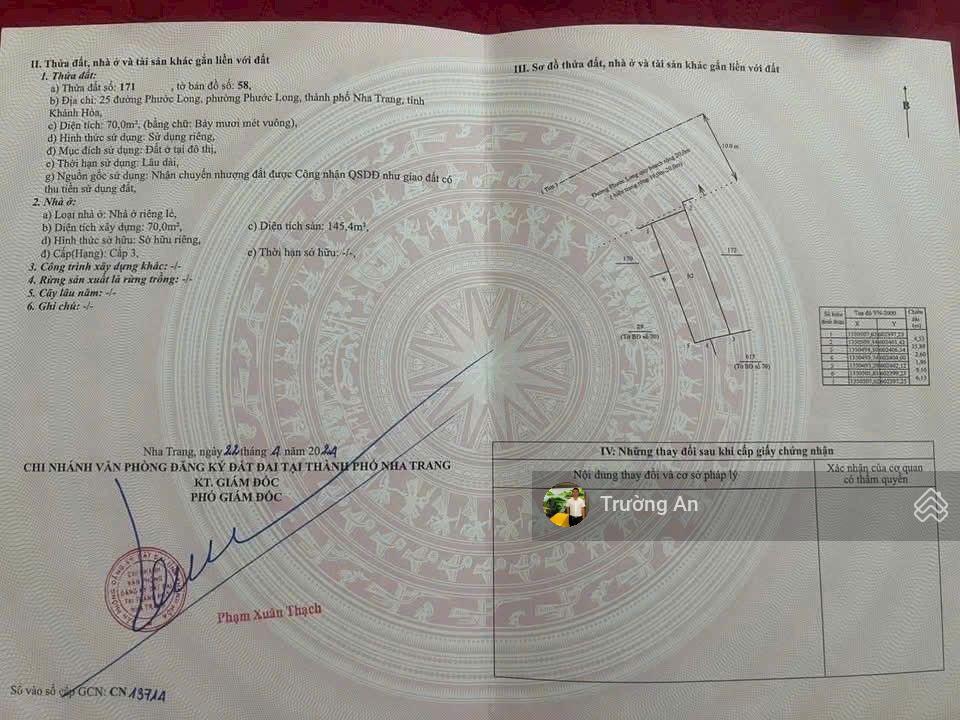 Bán nhà mặt tiền kinh doanh đường phước long rộng 20m, trung tâm nha trang