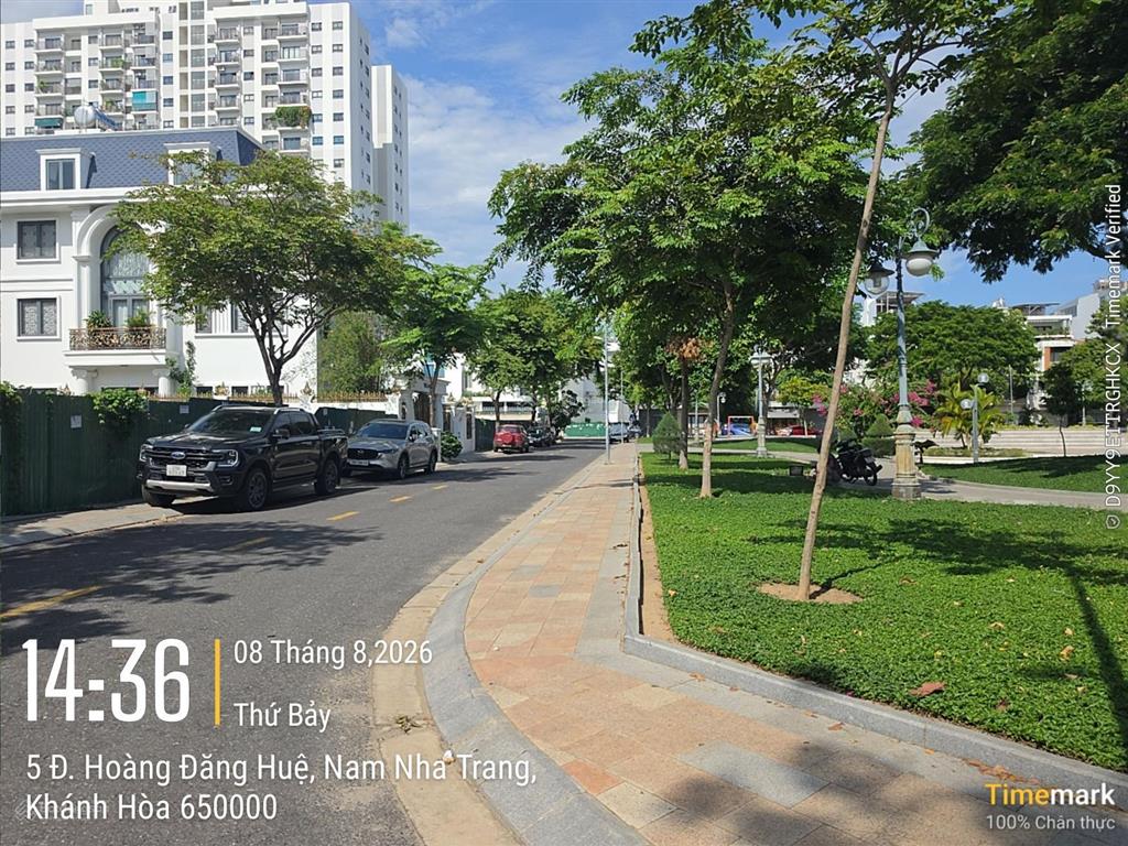 Lô biệt thự v2 kđt vcn phước hải, vị trí đẹp đối diện công viên lớn giá rẻ nhất 58tr/m2