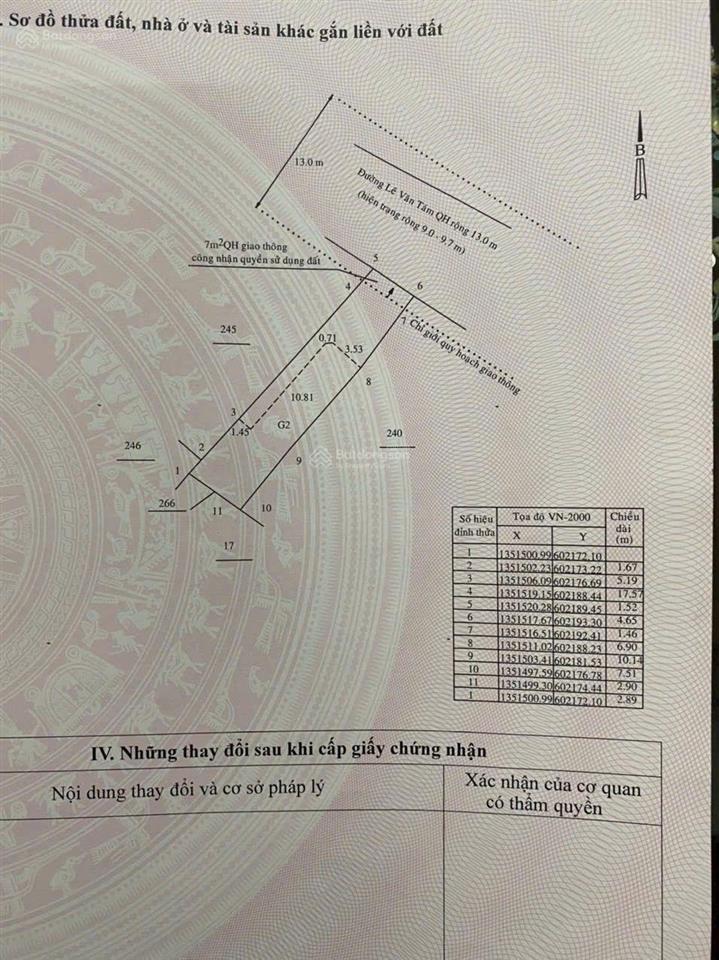 Cần bán lô đất mặt đường lê văn tám, phước long, nha trang