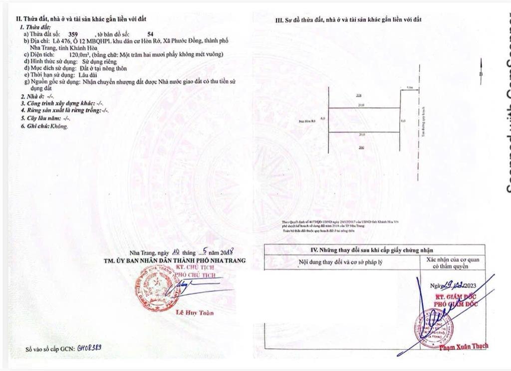 Bán đất 120m2 ngang 6m đường đào duy anh, hòn rớ gần cầu bình tân 43,3 triệu/m2