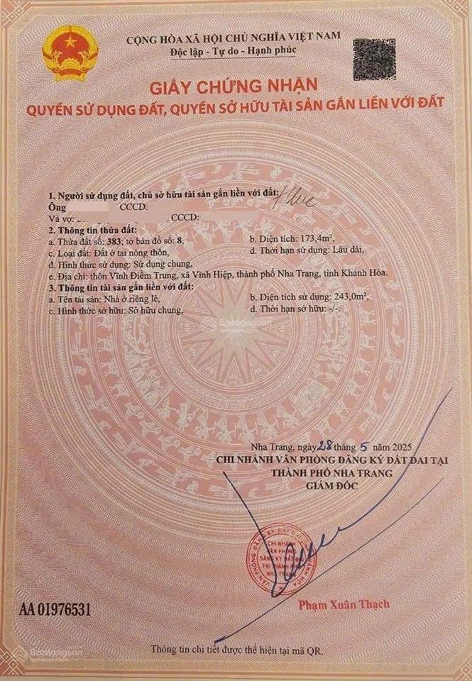 Bán nhà vườn 1 tầng đẹp với chiều ngang 9,78m hẻm chính 23/10 ngay vĩnh điềm trung