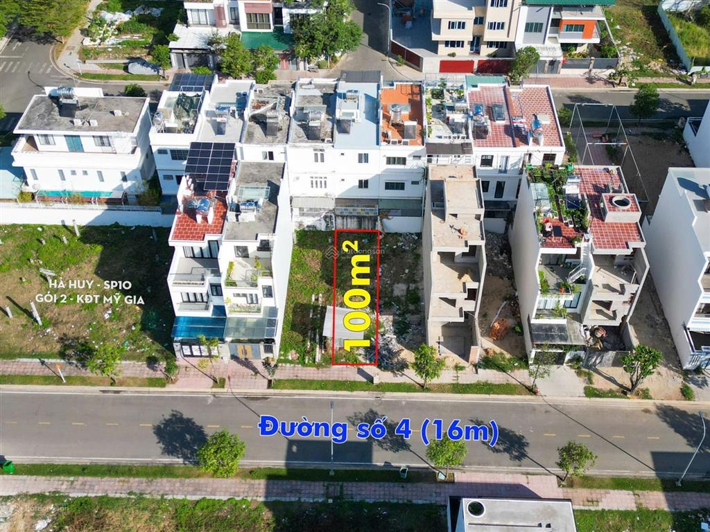 4,8 tỷ lô đất đường 16m, gói 2 mỹ gia, hướng đông nam