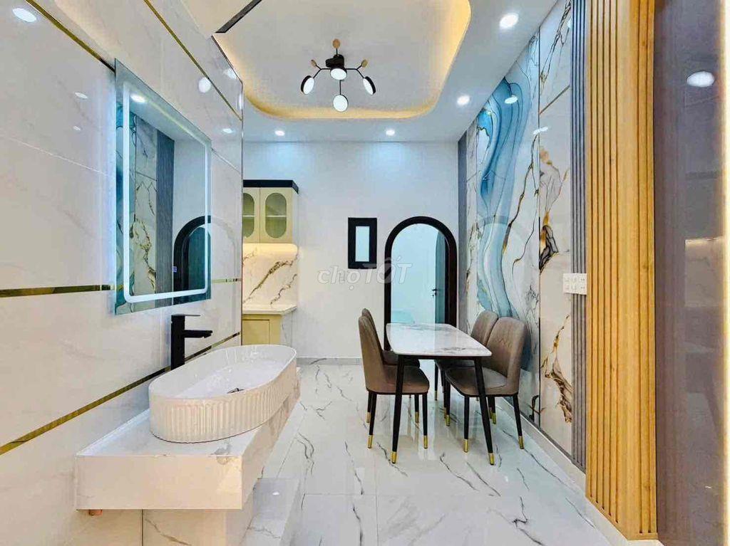 Nhà 3PN Xây Mới 100% Hẻm Oto Quang Trung