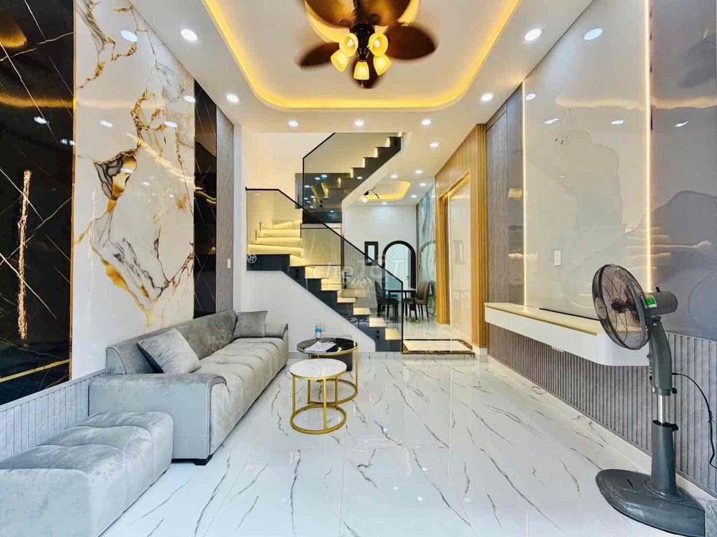Nhà 3PN Xây Mới 100% Hẻm Oto Quang Trung